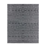 Tapete Para Sala Realce Eden 52 Grafite 2,50x3,00m - 1