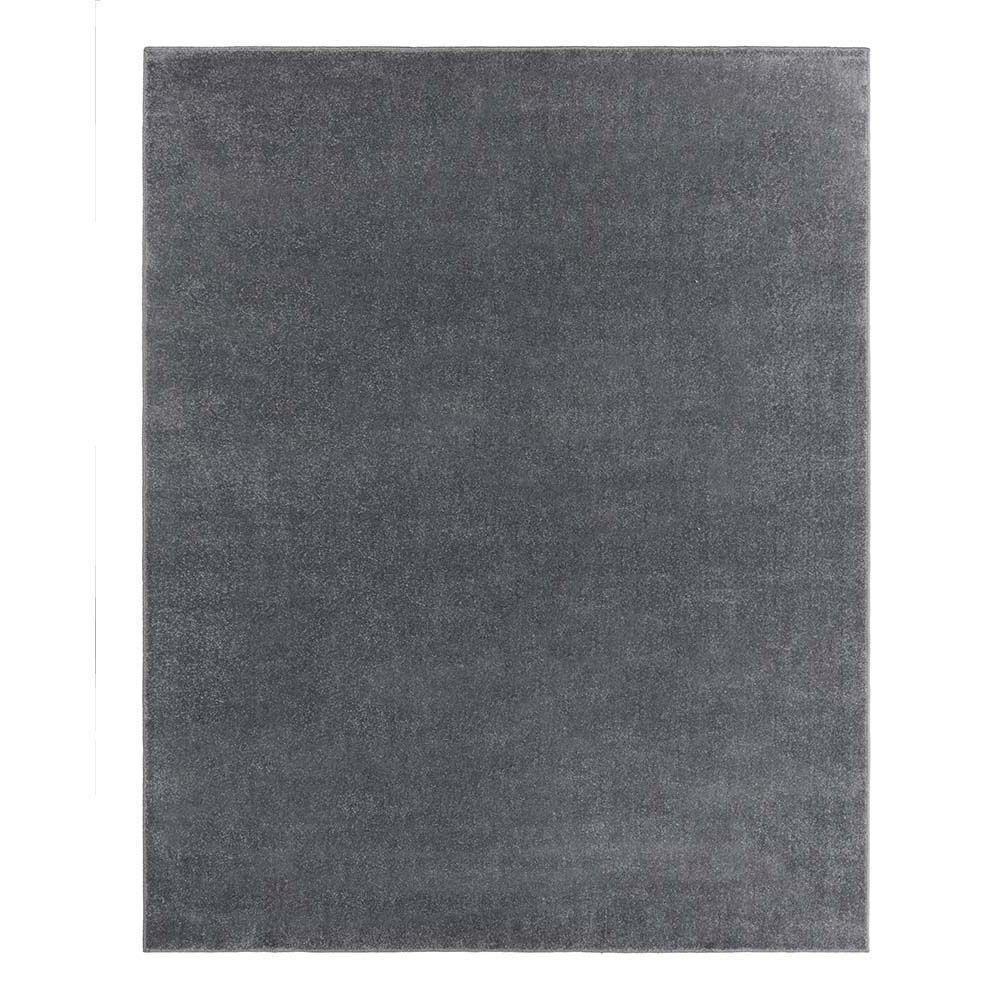 Tapete Para Sala Realce Liso 52 Grafite 2,50x3,00m - 1