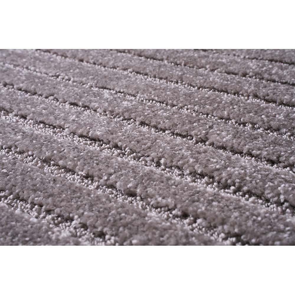 Tapete Para Sala Realce Listras 51 Cinza 2,00x3,00m - 3