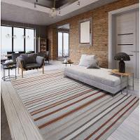 Tapete Para Sala Funcional Glifos 52 Grafite 1,50x2,00m - 2