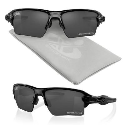 Oculos Sol Masculino Preto Proteção Uv Case + Polarizado Qualidade Premium Polarizado Black Piano