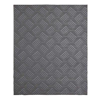 Tapete Para Sala Funcional Azulejo 56 Chumbo 1,50x2,00m