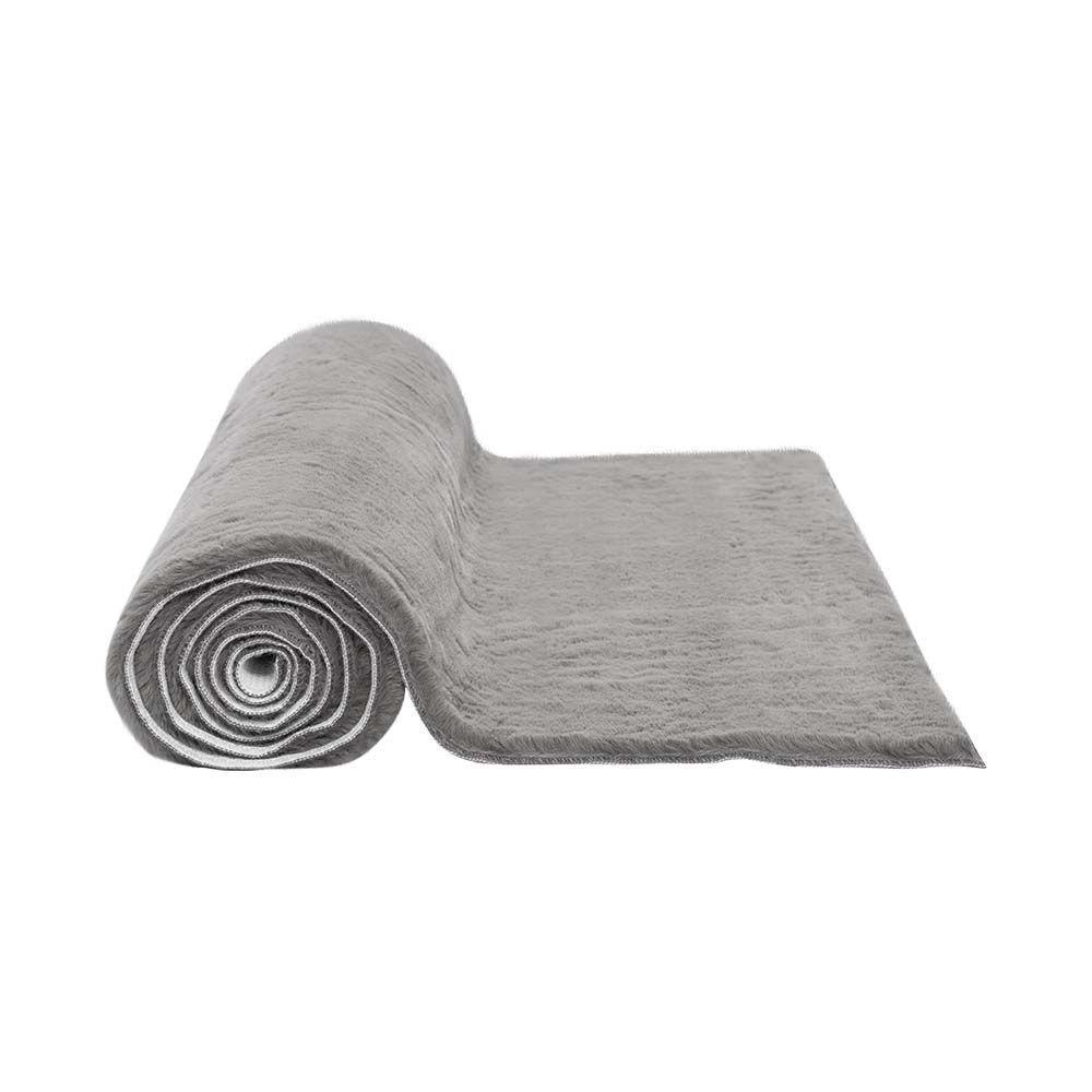 Tapete Felpudo Pluma 02 Cinza 1,00x1,40m - Edantex - 6