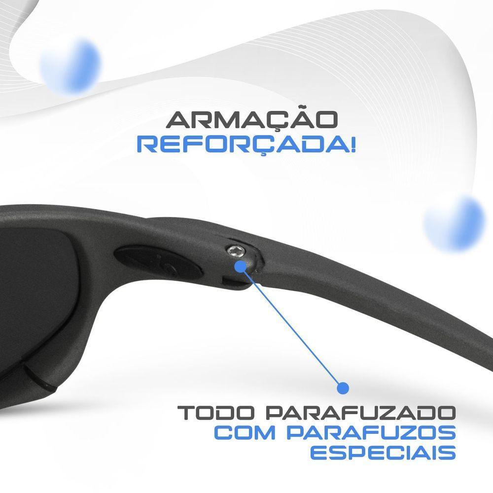 Oculos Sol Juliet Lupa Mandrake Proteção Uv Metal Cinza + Case Qualidade Premium Cromado Prata Verão - 6