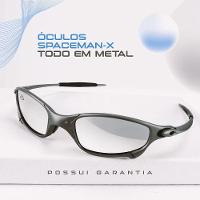 Oculos Sol Juliet Lupa Mandrake Proteção Uv Metal Cinza + Case Qualidade Premium Cromado Prata Verão - 5