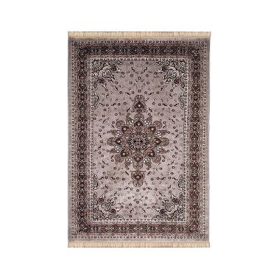 Tapete Para Sala Belga Bruxelas 5 Cinza 1,40x2,00m - Edantex