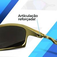 Oculos Sol Mandrake Dourado Juliet Lupa Gold Protecao Uv Original Presente Armação Dourada Casual