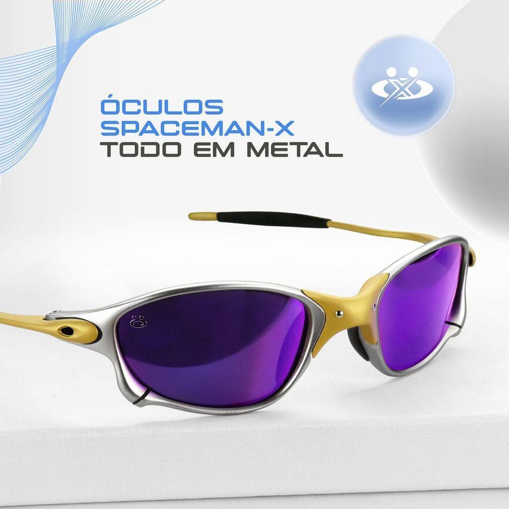 Oculos De Sol Mandrake Lupa Juliet Metal Protecao Uv +case Polarizado Todo Metal Estiloso Roxo - 4