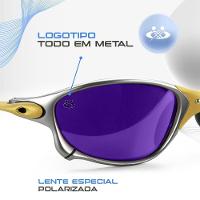 Oculos De Sol Mandrake Lupa Juliet Metal Protecao Uv +case Polarizado Todo Metal Estiloso Roxo - 3