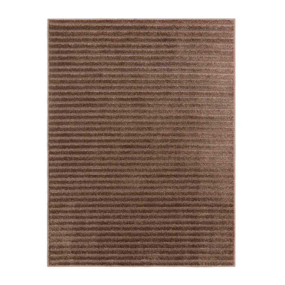 Tapete Para Sala Realce Listras 35 Taupe 2,00x2,50m - 1