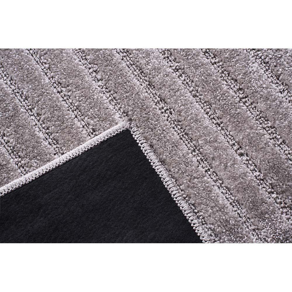 Tapete Para Sala Realce Listras 51 Cinza 1,50x2,00m - 4