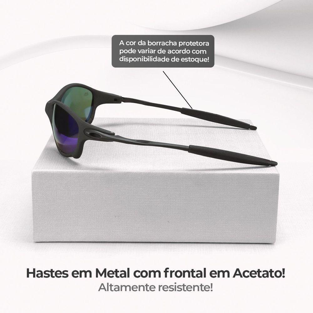 Oculos Sol Juliet Metal Lupa Mandrake Proteção Uv Case Estiloso Personalizavel Aste Metal Original - 5