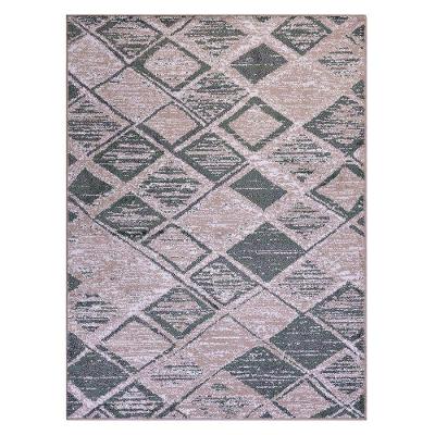 Tapete Para Sala Classic Fiji 15 Creme-verde 2,50x3,00m