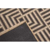 Tapete Para Sala Funcional Tabuleiro 72 Bege 1,00x1,50m - 3