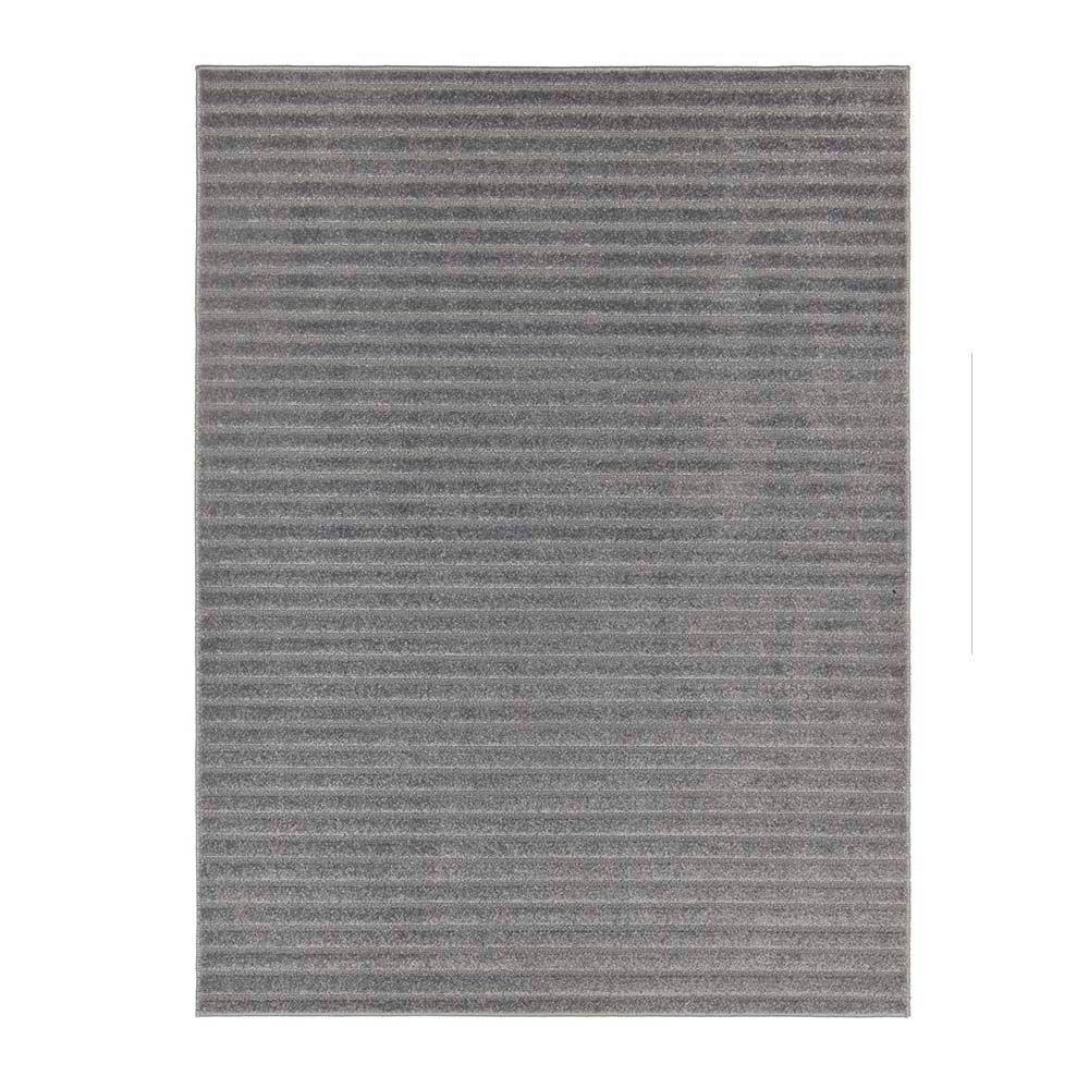 Tapete Para Sala Realce Listras 52 Grafite 2,00x2,50m - 1