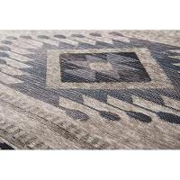 Tapete Para Sala Funcional Asteca 51 Cinza 1,50x2,00m - 4