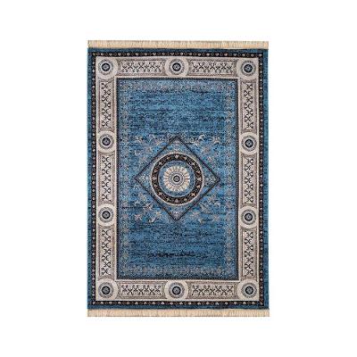 Tapete Para Sala Belga Bruxelas 9 Azul 2,50x3,80m - Edantex