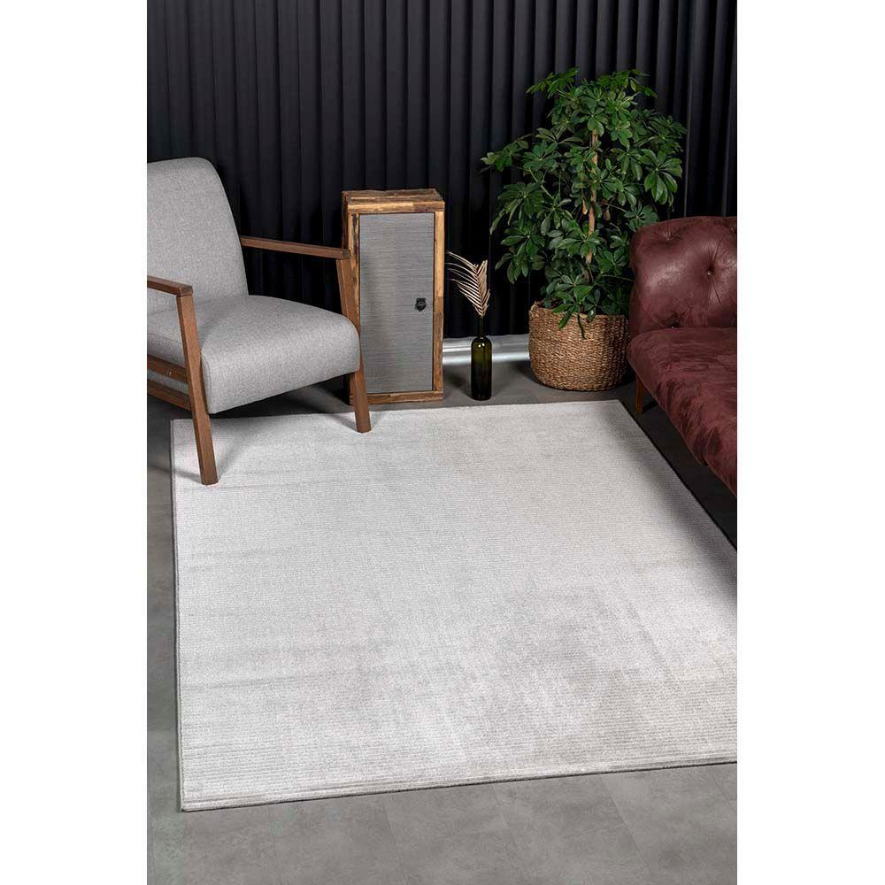 Tapete Para Sala Sofia 03 Bege E Cinza 1,40x2,00m - Edantex - 2