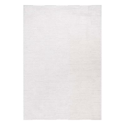 Tapete Para Sala Sofia 04 Bege E Cinza 1,40x2,00m - Edantex