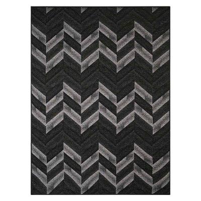 Tapete Sala Funcional Vitral 50 Preto 2,00x3,00m
