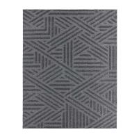 Tapete Para Sala Realce Trama 52 Grafite 1,50x2,00m - 1