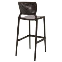 Banqueta Tramontina Bar Marrom Em Polipropileno e Fibra  - 6