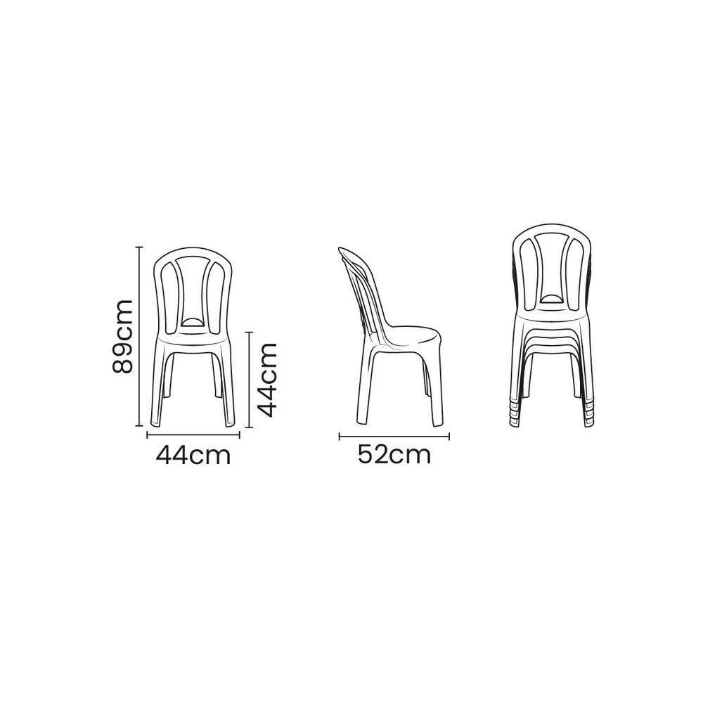 Cadeira Bistrô Tramontina Torres Plus Branco - 2