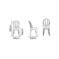 Cadeira Bistrô Tramontina Torres Plus Branco