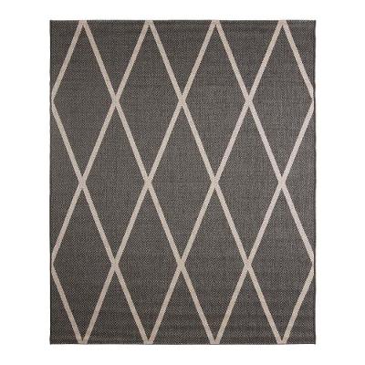 Tapete Para Sala Sisal Eco-nature Geo 56 Chumbo 2,50x3,00m