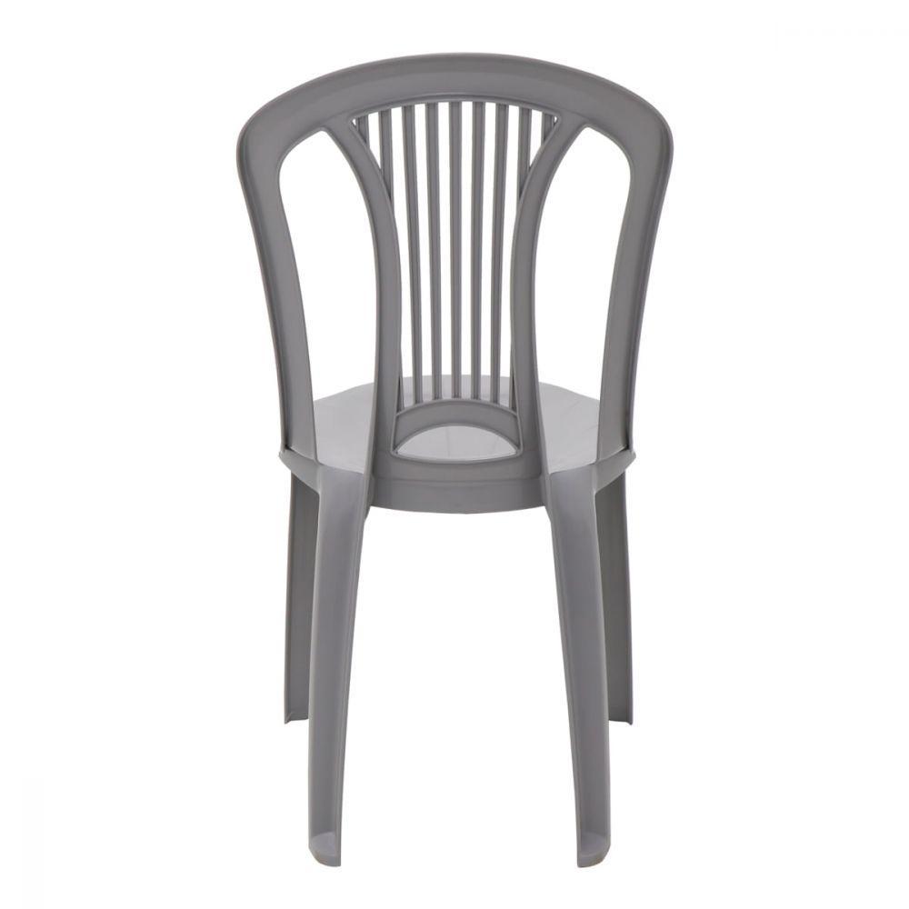 Cadeira Bistrô Tramontina Atlântida Em Polipropileno Cinza - 7