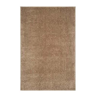 Tapete Para Sala Felpudo Plush 91 Nude 2,00x3,00m