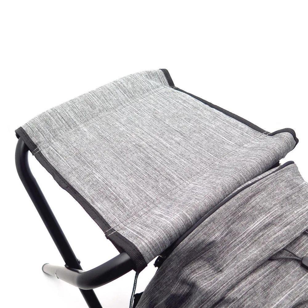 Bolsa Térmica Com Assento Dobrável Portátil Praticidade E Conforto Para Qualquer Ocasião Cinza - 4