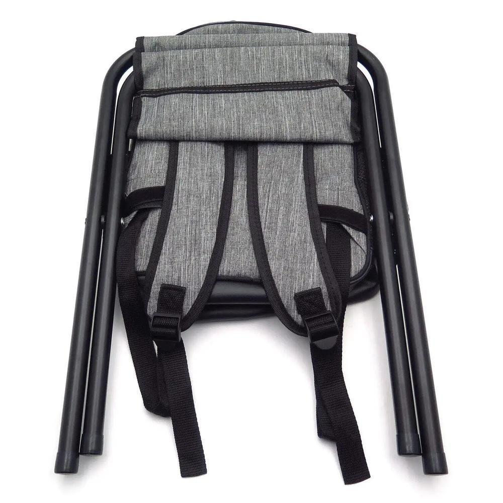 Bolsa Térmica Com Assento Dobrável Portátil Praticidade E Conforto Para Qualquer Ocasião Cinza - 7