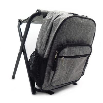 Bolsa Térmica Com Assento Dobrável Portátil Praticidade E Conforto Para Qualquer Ocasião Cinza