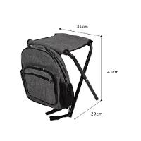 Bolsa Térmica Com Assento Dobrável Portátil Praticidade E Conforto Para Qualquer Ocasião Cinza - 8