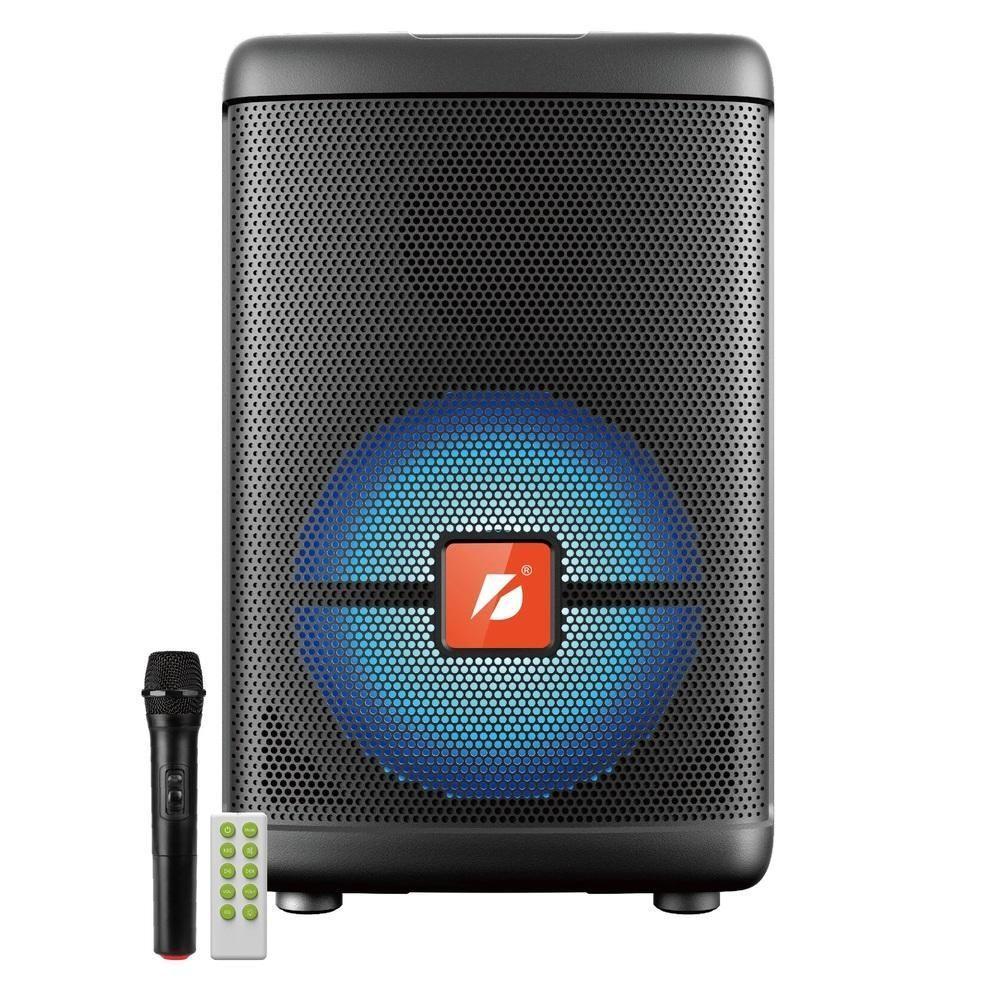 Caixa De Som Bluetooth 8C Microfone TWS Rádio FM E Bateria Recarregável Potência Qualidade E Conectividade Completa - 1