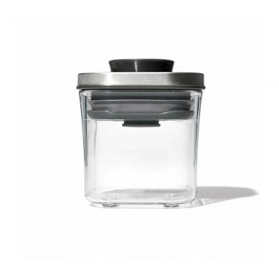 Pote Hermético Quadrado Steel Pop 0,2 Litros Oxo