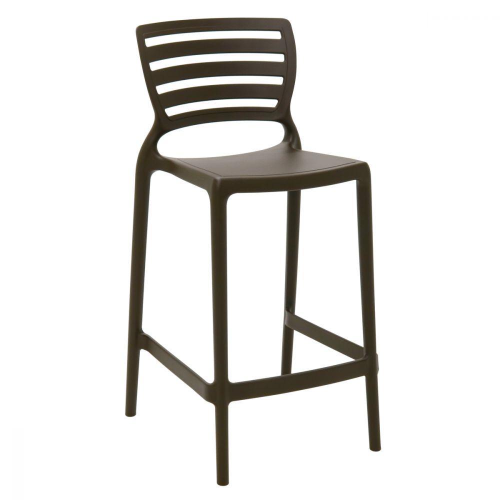 Banqueta Marrom Em Polipropileno e Fibra De Vidro Tramontina - 6