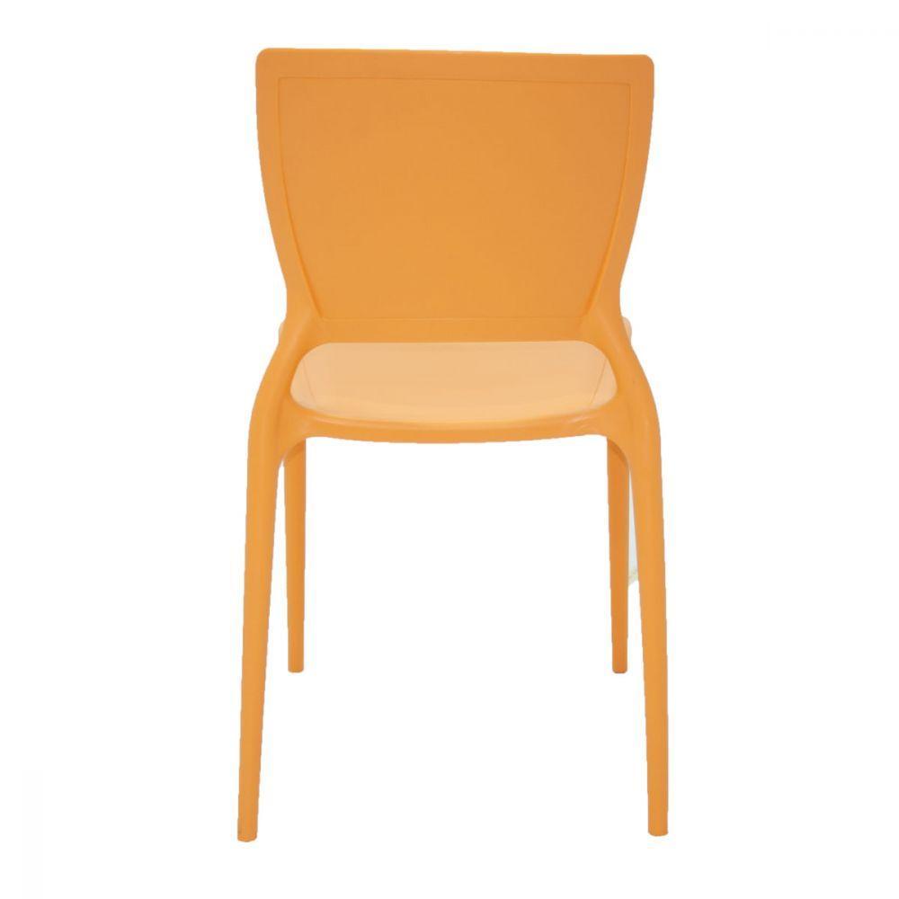 Cadeira Tramontina Laranja com Encosto em Polipropileno - 6