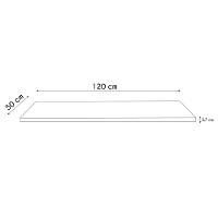 Tampo Para Balcão De Cozinha 120cm Mdp Grace Carvalho Oak Z44 - Mpozenato - 4