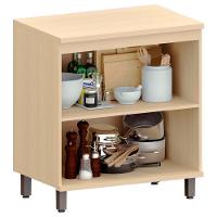 Balcão De Cozinha Tampo 80cm 2 Portas Pierre Carvalho L01 - Mpozenato - 5