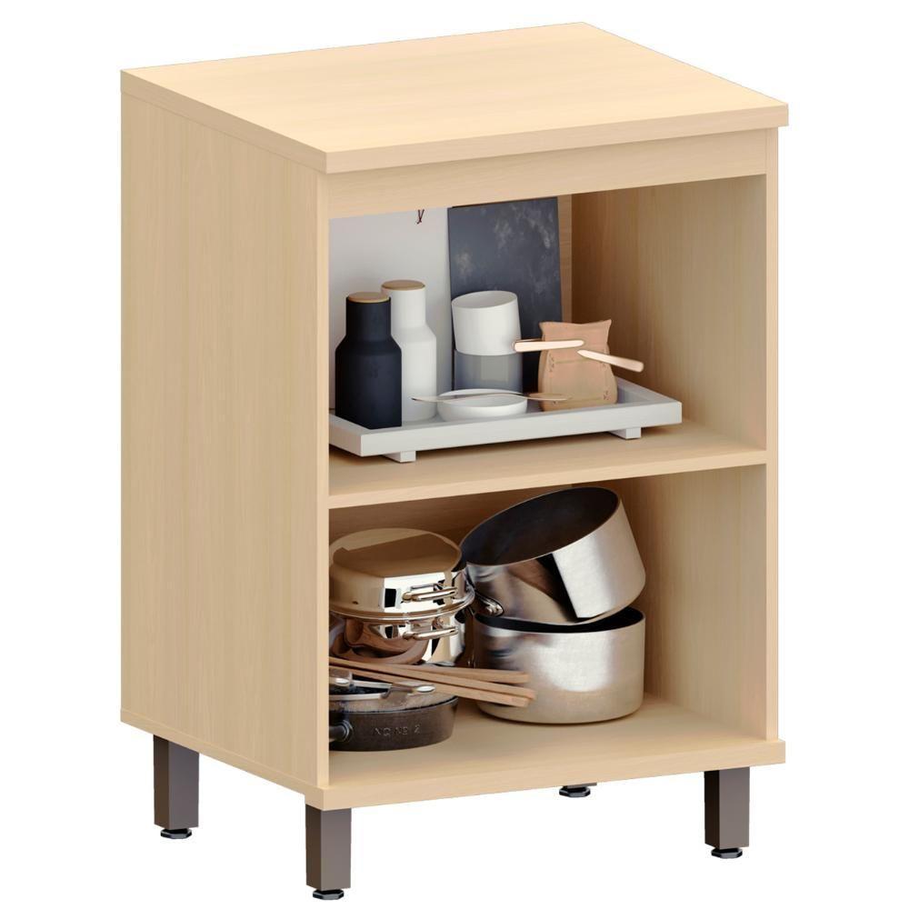 Balcão De Cozinha Tampo 60cm 2 Portas Pierre Carvalho L01 - Mpozenato - 5