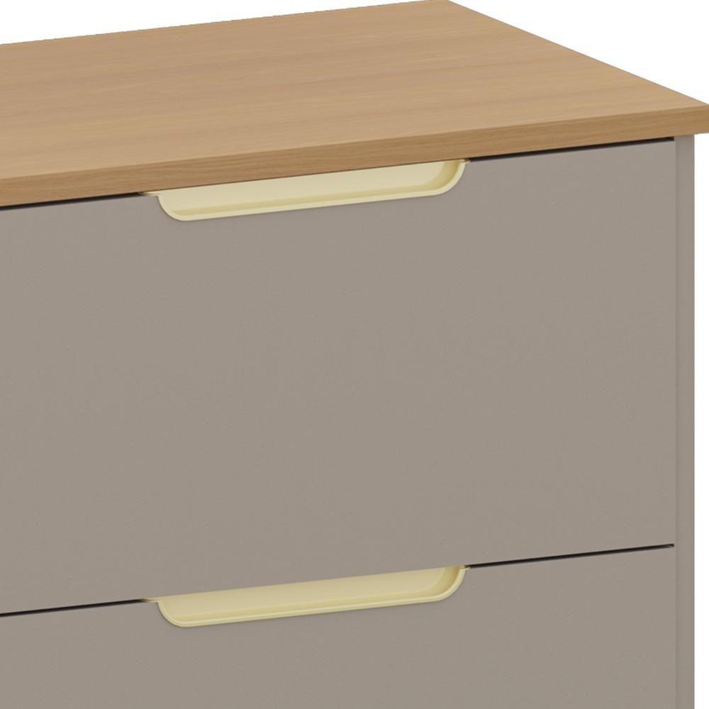 Balcão De Cozinha Com Tampo 80cm 1 Porta Marina Cinammon L01 - Mpozenato - 3