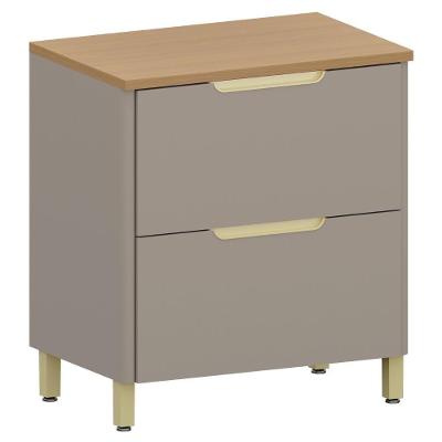 Balcão De Cozinha Com Tampo 80cm 1 Porta Marina Cinammon L01 - Mpozenato