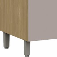 Balcão De Cozinha Com Tampo 120cm Mirella Freijó/cinammon L01 - Mpozenato - 8