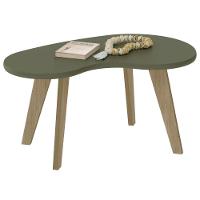 Mesa De Centro Orgânica 90cm Para Sala Cassia Menta A09 - Mpozenato - 7