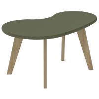 Mesa De Centro Orgânica 90cm Para Sala Cassia Menta A09 - Mpozenato - 9