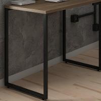 Mesa Escritório 120cm Estilo Industrial New Port Z34 Castanho - Mpozenato - 3