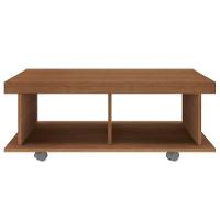 Mesa De Centro 90cm Para Sala Tamburato 50mm Kael Cinamomo A09 - Mpozenato - 5