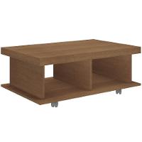 Mesa De Centro 90cm Para Sala Tamburato 50mm Kael Cinamomo A09 - Mpozenato - 8